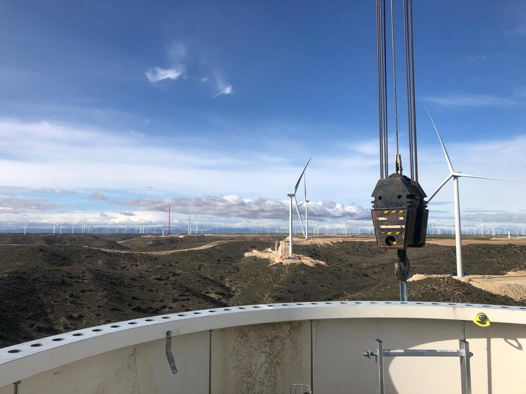 Wind Farm Assembly in Zaragoza - Spain
